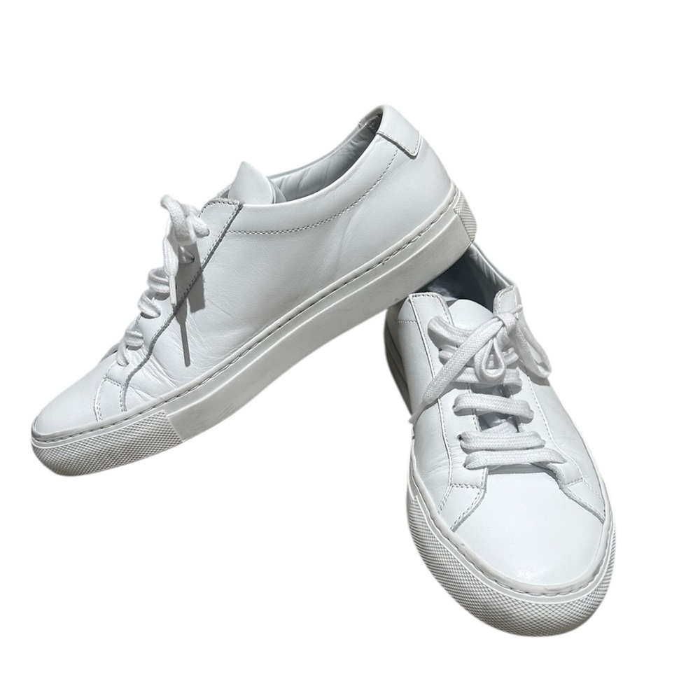 Common Projects Achilles Low Top Leather Casual Sneaker White Size 35 - Picture 2 of 14